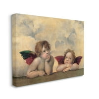 Tuphel Home Décor Angels in Wonder Classic Oil сликарство платно wallидна уметност од Рафаело Санзио