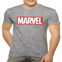 Marvel Logo обоена машка маица и голема машка маица