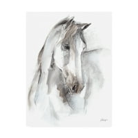 Студија за ликовна уметност на трговска марка „Акварел Коњска студија I“ платно уметност од Итан Харпер