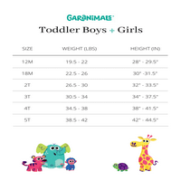 Garanimals Бебе и девојки за деца Jeggings, големини месеци-5T