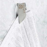 Супериорен памук со памук со бела пешкир за крпи со бела бања