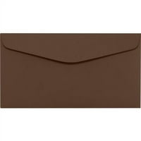 Luxpaper Редовни коверти, 80lb. Чоколадо кафеава, 1 2, пакет