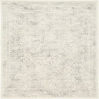 Уметнички ткајачи Роми потресена област килим, светло сива, 11'10 15 '