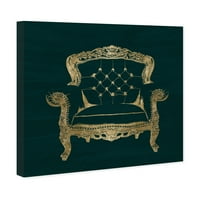 Винвуд Студио Класик и фигуративна wallидна уметност платно го отпечати „Кралицата стол“ француски декор -