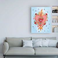 Трговска марка ликовна уметност „Срцето на Фрида III“ платно уметност од Фарида Заман