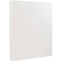 Strathmore Cardstock, 8. 11, светло бело волнено, 130lb, 25 пакет
