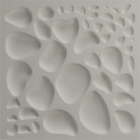 Ekena Millwork 5 8 W 5 8 H Shale Endurawall Декоративен 3Д wallиден панел, Ultracover Satin Blossom White