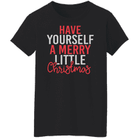Графичка Америка празнична празнична Божиќна цитати женски колекција на графички маици