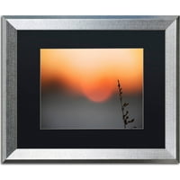 Трговска марка ликовна уметност зајдисонце платно уметност од Јеил Гурни, црна мат, сребрена рамка