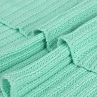 Единствени поволни цени памучен кабел плетен кревети ќебе светло зелена 60 78