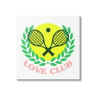 The Suleple Love Club Тениски рекети спортски спортски сликарство галерија завиткано платно печатење wallидна