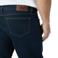 Chaps Mens Comfort се протегаат редовно вклопуваат фармерки од тексас