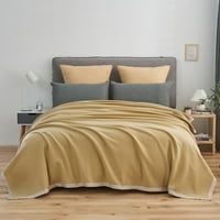 Мекото ќебе со кревети со сатен, кралица 90 x90