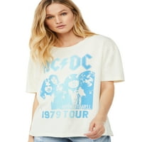 Изматете ја маицата за женски AC DC HTH Tour Band