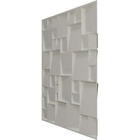 Ekena Millwork 5 8 W 5 8 H модерен квадрат Ендурал Декоративен 3Д wallиден панел, Универзална старосна метална