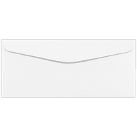 Luxpaper Редовни коверти, 1 2, крајно бело, 50 пакувања