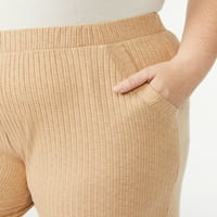 Hacyspun Women's Hacci плетени панталони, големини на 3x