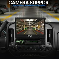 Стерео видео приемник на Пиле автомобил - Мултимедијален играч на дискови, моторизиран приказ на допир на допир на екран на допир 7 ”